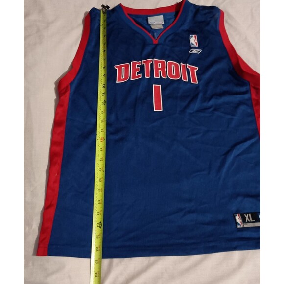 Chauncey Billups #1 Jersey Detroit Pistons NBA Size XL Youth (18-20) - Picture 7 of 9